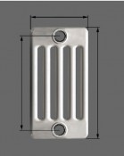 Elemento per radiatore a 5 colonne - 5/300
ATTENZIONE: Il prezzo si riferisce al singolo elemento